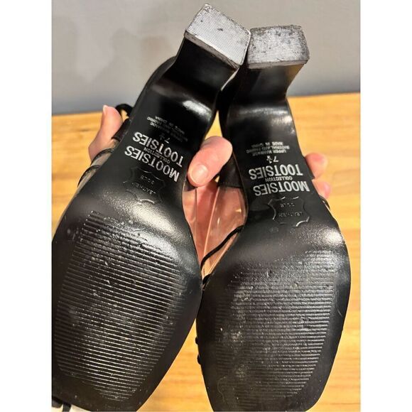 Mootsies Tootsies black dressy elegant heels size 7.5 - Picture 9 of 10